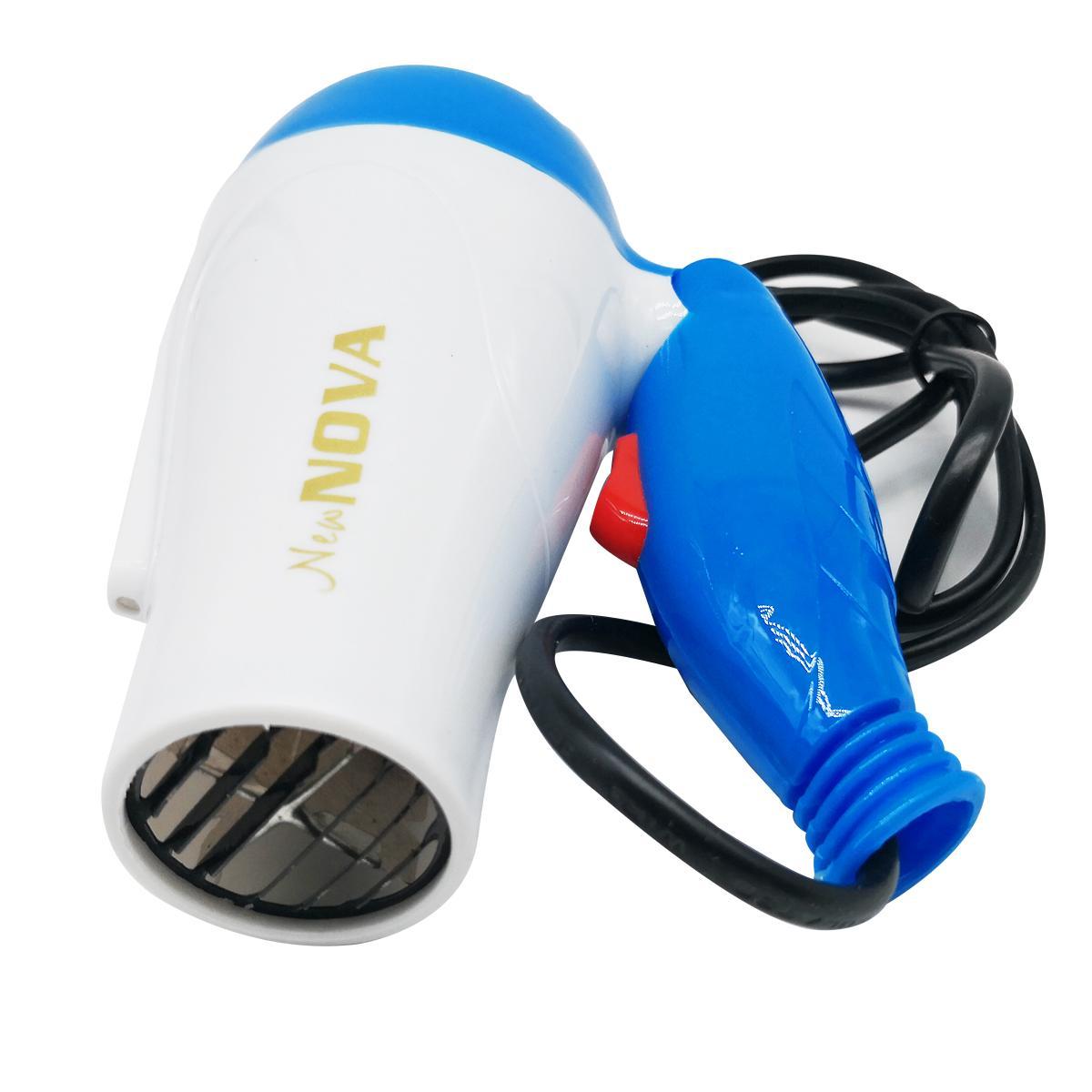 Nova Foldable Hair Dryer NV 1290 - Grooming Accessory Designed For Hair Drying And Daily Styling Routine (Random Color)