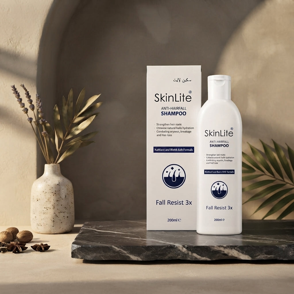 SkinLite Anti Hairfall Shampoo 200ml Nutrient And Biotin Rich Formula Strengthens Roots Reduces Hair Loss Promotes Healthy Thick Hair