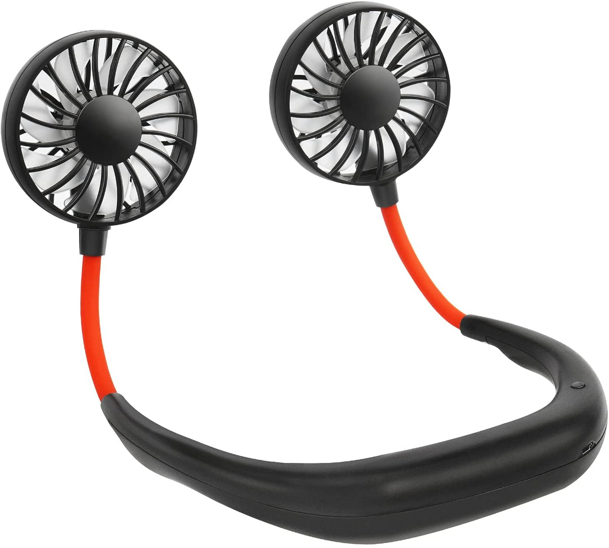 360° Adjustment USB Portable Hands-Free Neck Fan (Random color)
