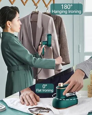 Portable Mini Electric Steam Iron - Handheld Garment Steamer